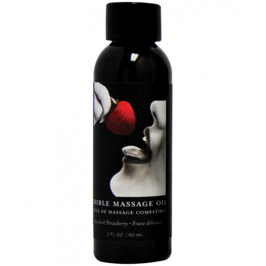 Earthly Body Edible Flavored Massage Oil 8oz