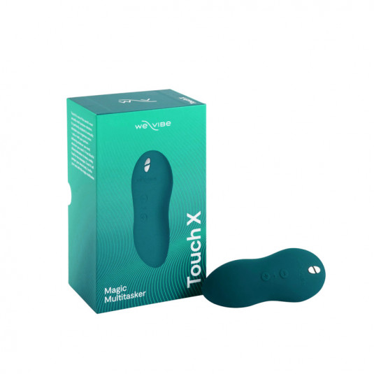 We-Vibe Touch X Palm Size Lay-On Vibrator & Massager-Green Velvet