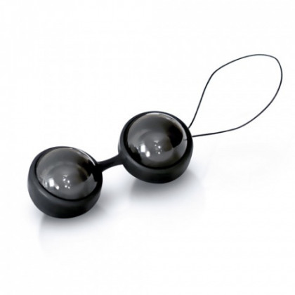 Lelo Luna Beads Noir Four Weighted Vaginal Kegel Exercisers 1.1in